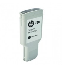 HP 728 Matte Black DesignJet Ink F9J68A