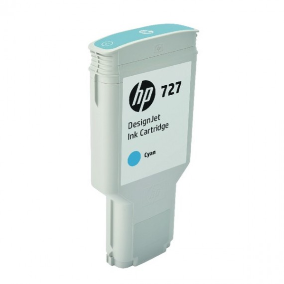 HP 727 Cyan Designjet Ink 300ml F9J76A