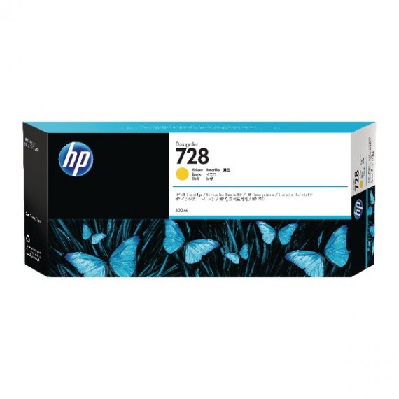 HP 728 Yellow Ink Cartridge F9K15ABGX