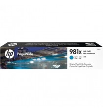 HP 981X Cyan PageWide Cartridge L0R09A