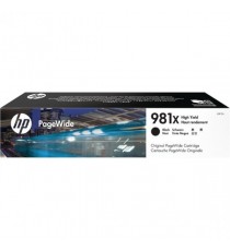 HP 981X Black PageWide H/Y Ink L0R12A