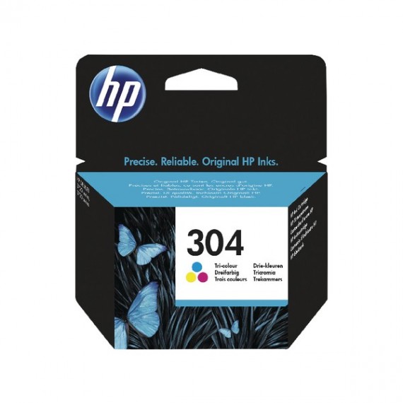 HP 304 Colour Ink Cartridge N9K05AEBGX