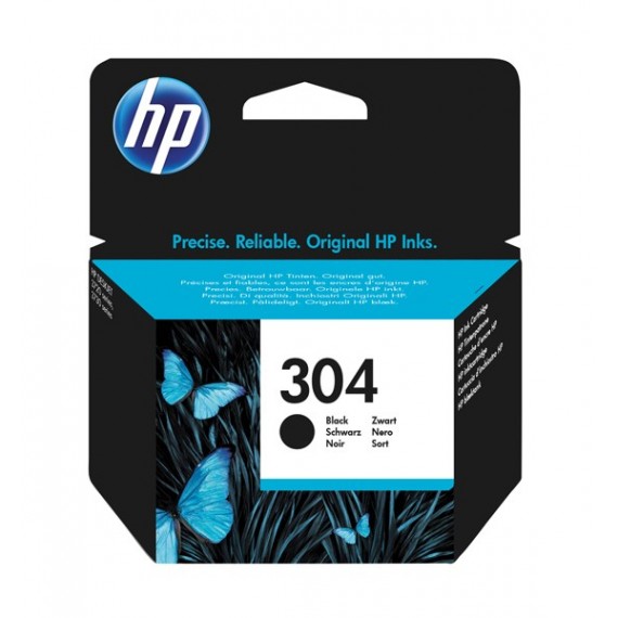 HP 304 Black Ink Cartridge N9K06AEBGX