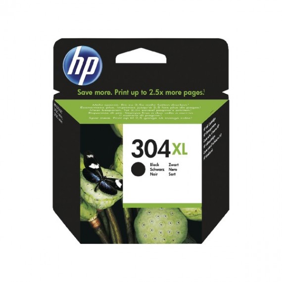 HP 304XL Black Ink Cartridge N9K08AEBGX