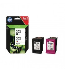 HP 302 Ink Cartridge Combo Blk Col