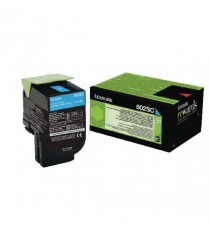 Lexmark 802SC Cyan Toner Cart 80C2SC0
