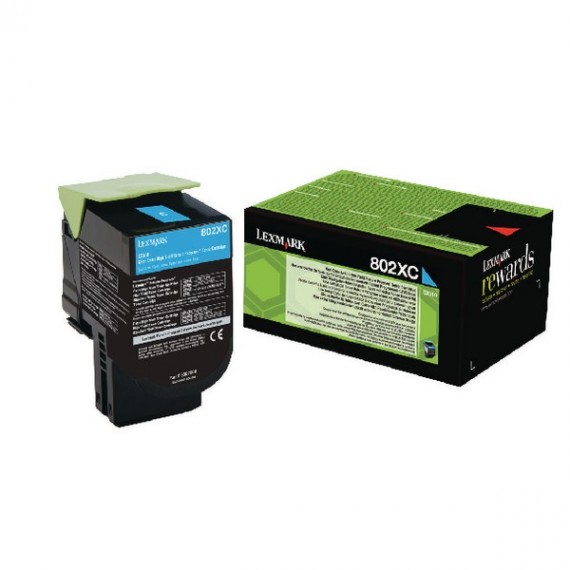 Lexmark 802XC Cyan Toner EHY 80C2XC0