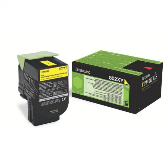 Lexmark 802XY Yellow Toner EHY 80C2XY0