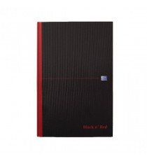 Black n Red B5 Hard Cover Notebook