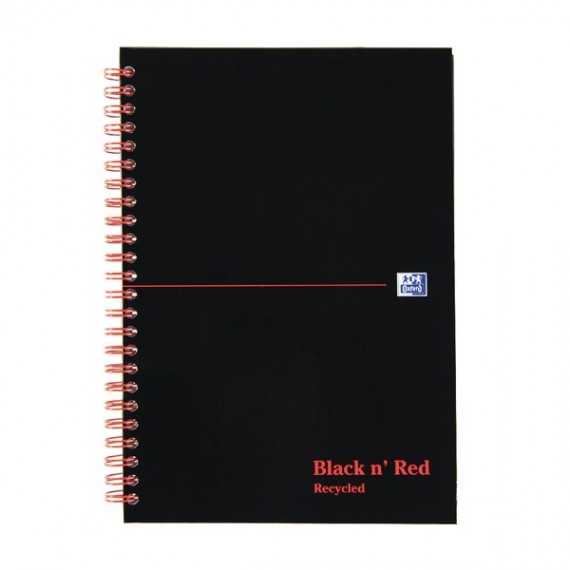Black n Red Recy Wiro NoteBk A5