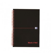 Black n Red Notebook A5 Feint 846350112