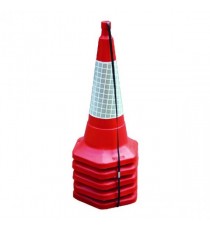 JSP 75cm/30in Std One Piece Cone Pk5 Red
