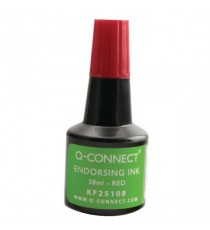 Q-Connect Red Endorsing Ink 28ml Pk10