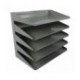 Avery 5 Tier Grey Steel Letter Rack 605