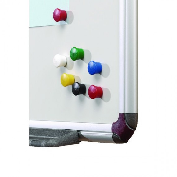 Nobo Magnetic Drawing Pins Tub 12 Astd