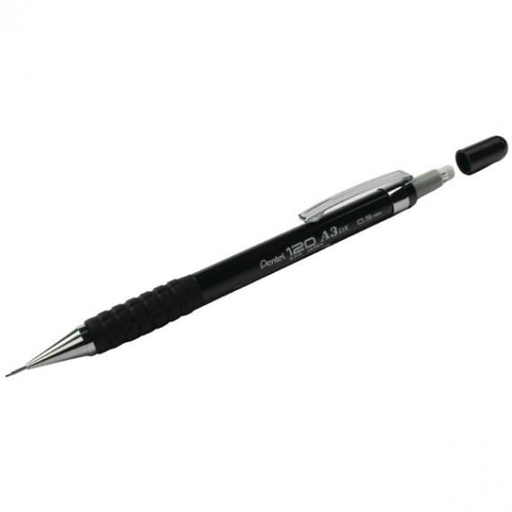 Pentel Blk Barrel 120 Auto 0.5mm Pencil