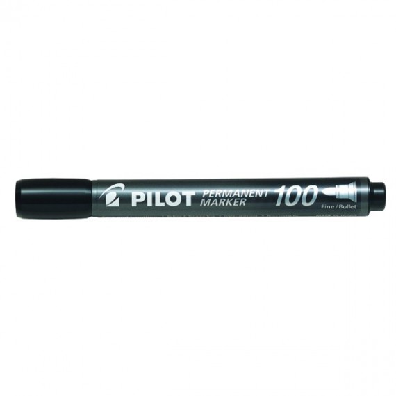 Pilot Black 100 Bullet Tip Perm Marker