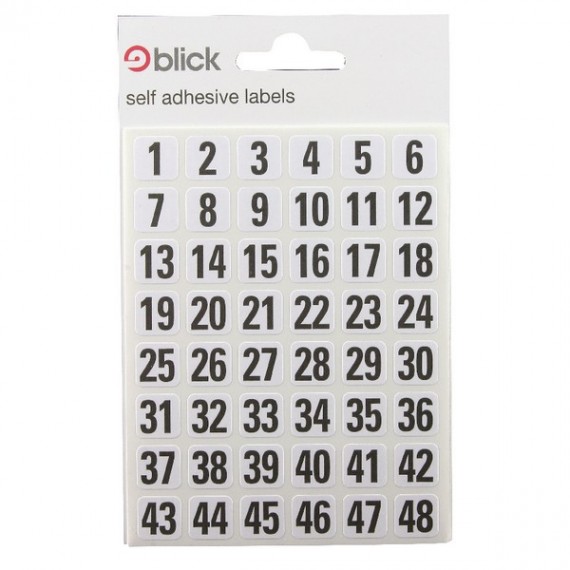 Blick 00-99 Wht/Blk Label Bag