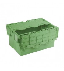Attached Lid 54L Green Container 360330