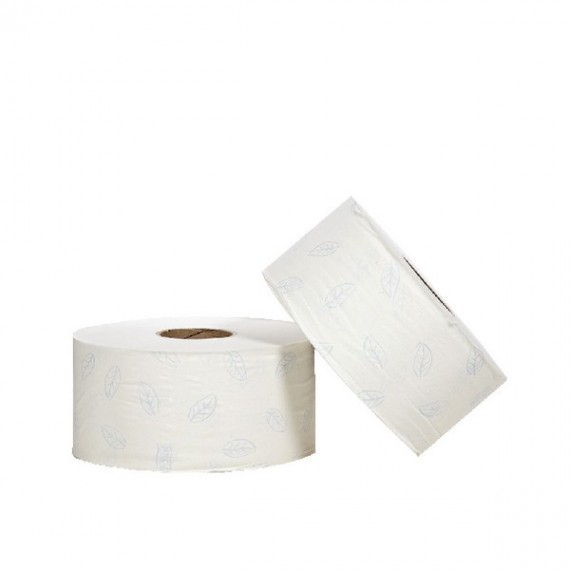 Tork White Jumbo Toilet Roll Pk6