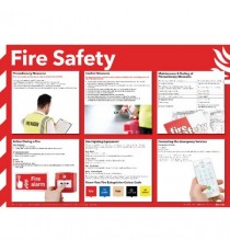 Health/Safety Poster Fire Safety 420x590