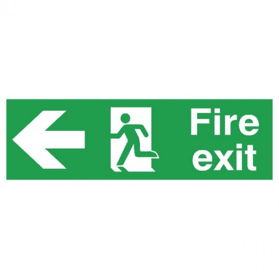 Fire Exit Sign 150x450mm FX04311R