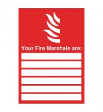 Your Fire Marshals A4 PVC FR09850R