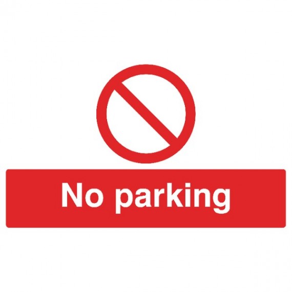 No Parking 300x500mm PVC ML01929R