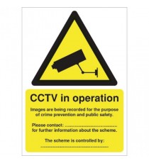 Sign DPA Compliant CCTV A5 PVC DPACCTVR
