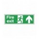 Fire Exit Self Ad Sign 150x450mm EB09A/S