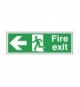 Fire Exit Self Ad Sign 150x450mm E97A/S