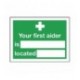 Your FirstAider Is 150x200mm S/A E42A/S