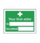 Your FirstAider Is 150x200mm S/A E42A/S