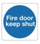 Fire Door Keep Shut 100x100mm S/A KM14AS