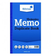 Silvine Dup Book 8.3x5 Memo NCR 701-T