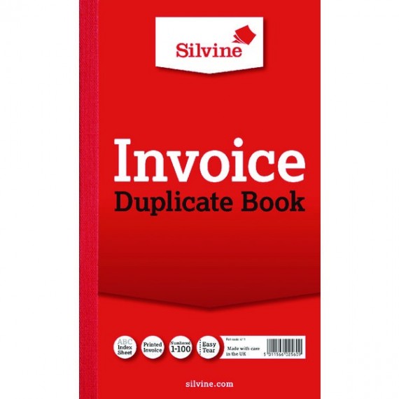 Silvine Dup Book 8.3x5 Invoice 611