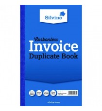 Silvine Dup Book 8.25x5 Invoice 711-T