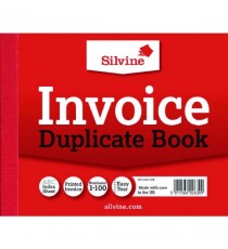Silvine Dup Book 4x5 Invoice 616