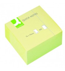 Q-Connect Yellow 76x76mm Quick Note Cube