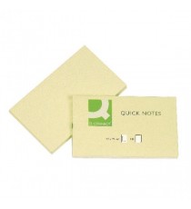 Q-Connect Yellow 76x127 Quick Notes Pk12