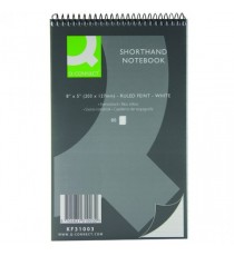 Q-Connect Shorthand Notebook 80Lf Pk20