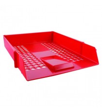 Q-Connect Red Plastic Letter Tray