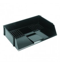 Q-Connect Black Wide Entry Letter Tray