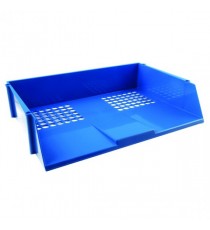 Q-Connect Blue Wide Entry Letter Tray