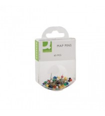 Q-Connect Assorted Map Pins Pk600