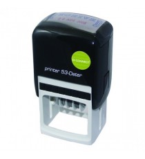 Q-Connect Custom Date Self-Inking Stamp
