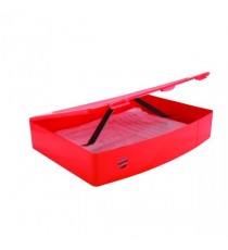 Q-Connect PolyBox File Foolscap Red