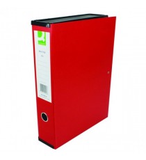 Q-Connect 75mm Box File FC Red Pk5