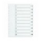 Q-Connect 1-10 Punched Index A4 White