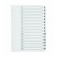 Q-Connect 1-15 Index Clear Tab White A4